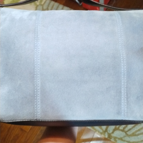 Michael Kors Blue suede crossbody bag - Picture 4 of 10